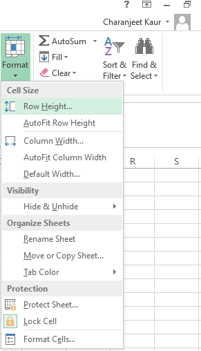 Cell Size Options