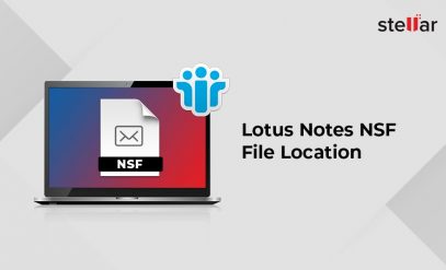 Lotus Notes NSF File Location
