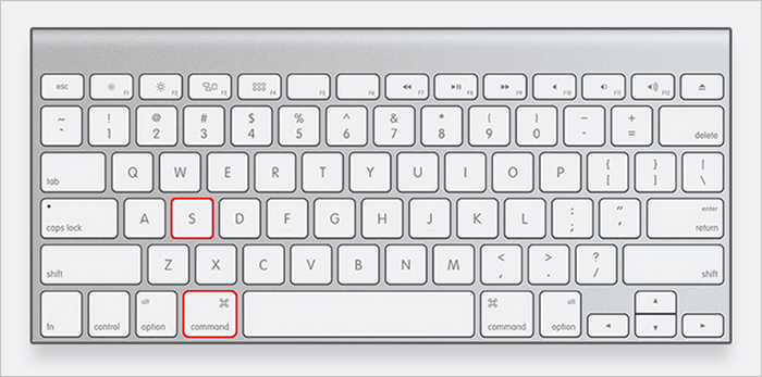 Press Command + S