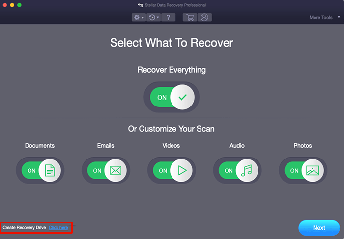 Create Recovery Drive Mac