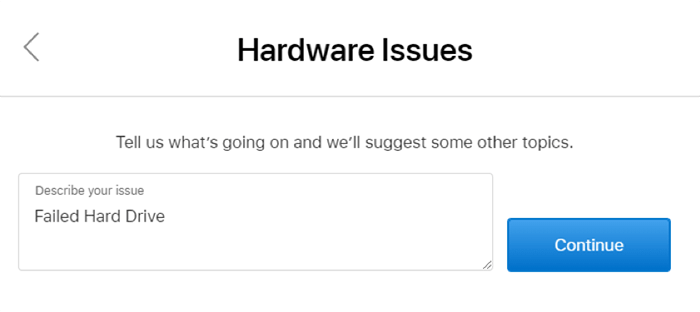 Hardware Issues