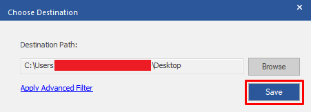 click on save