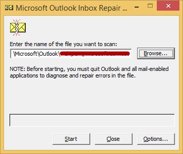 Repair Outlook Data Files