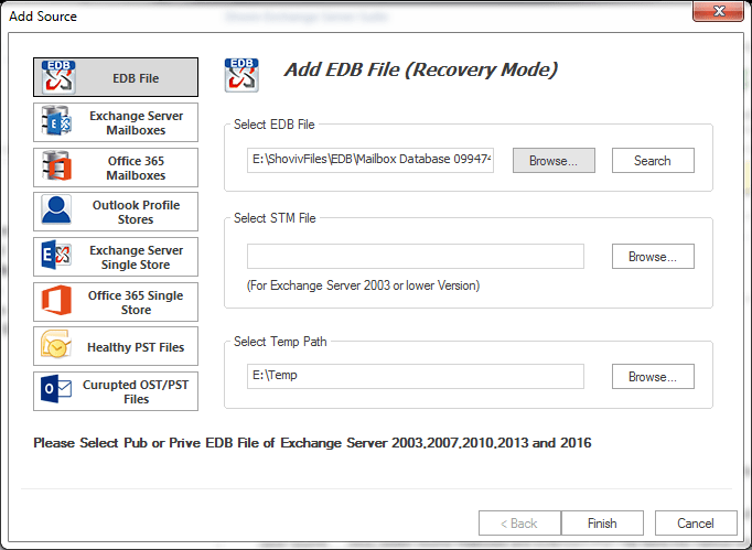 Shoviv Exchange to Office 365 Migration Tool