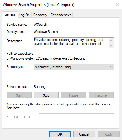 Windows Search Properties