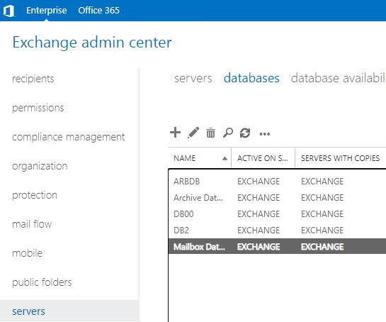 eac databases