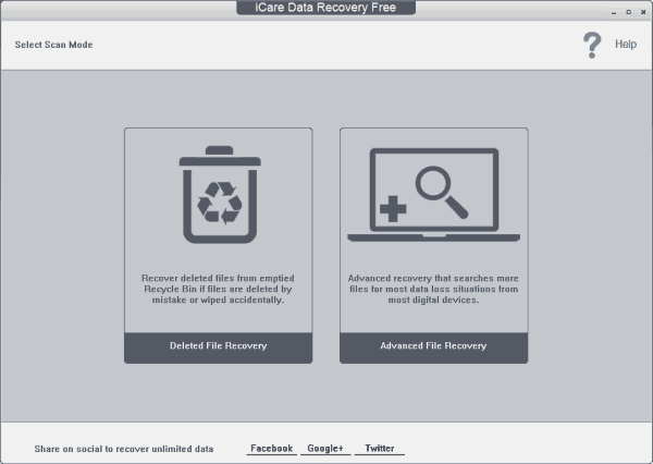 iCare Data Recovery Free screenshot