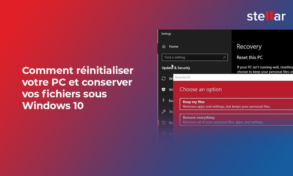 Comment réinitialiser votre PC et conserver vos fichiers sous Windows 10