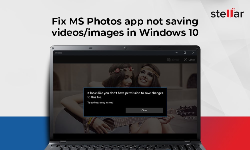 Fix ‘Cannot save media from Microsoft Photos app in Windows 10’
