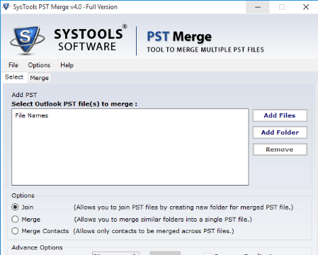 Systools PST Merge Tool