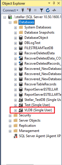 DB In Single User Mode