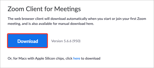 download zoom on mac