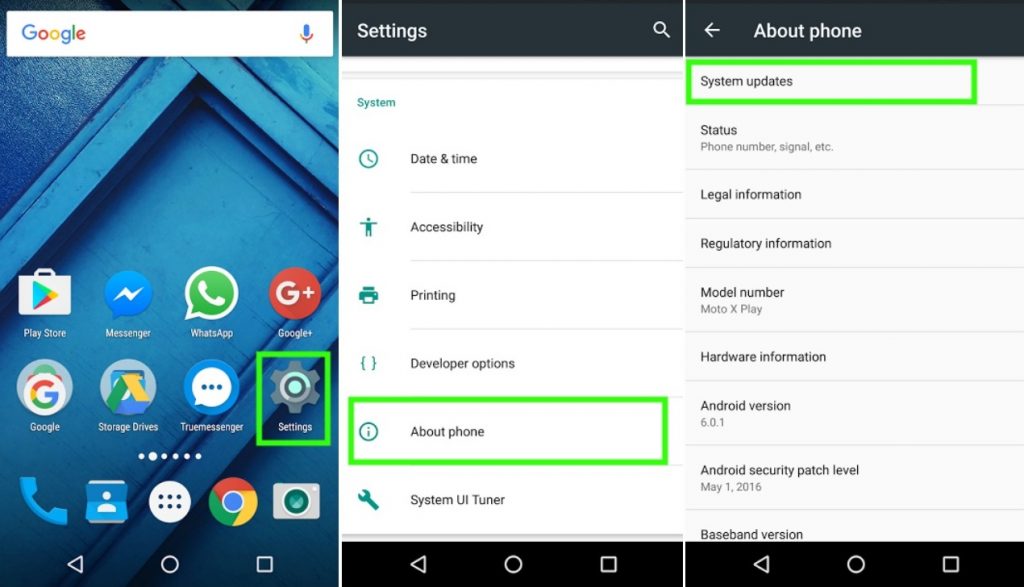 Android Phone Settings