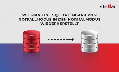 Wiederherstellung der SQL-Datenbank aus dem Notfallmodus in den Normalmodus