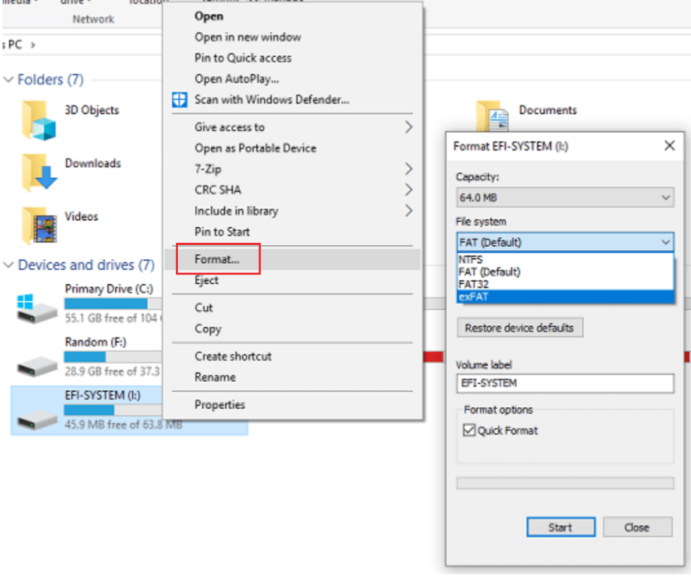 Форматировать exfat в ntfs. Файловая система EXFAT. SD карты EXFAT Формат. NTFS или EXFAT для жесткого диска. EXFAT ограничения на размер файла.