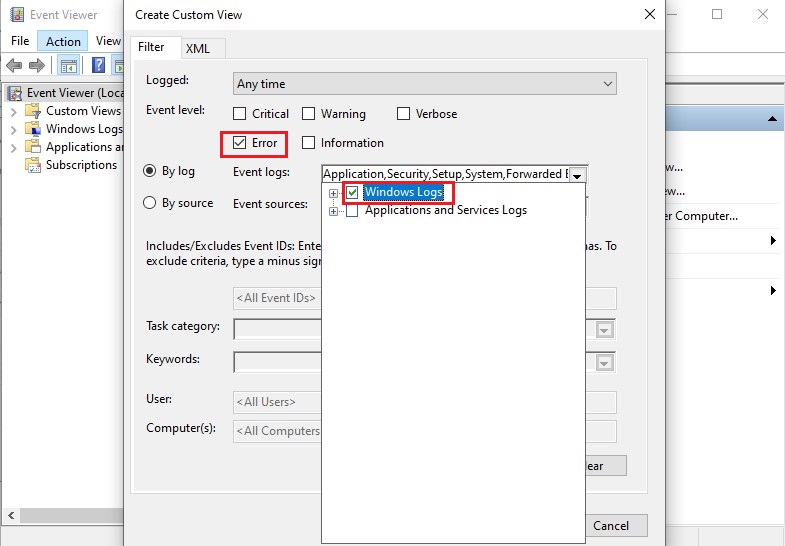 Windows Logs