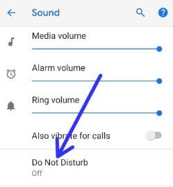 Sound Settings in Android Phone