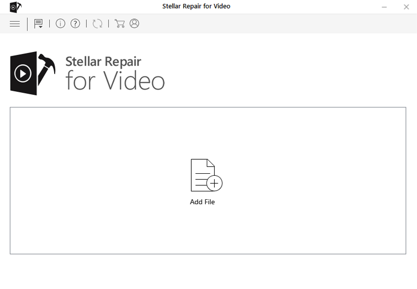 Stellar Repair for Video_Main Interface
