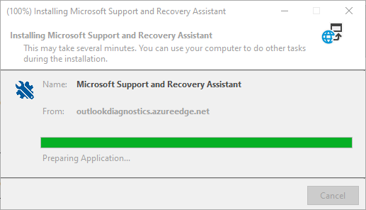 Microsoft Support and Recovery Assistant