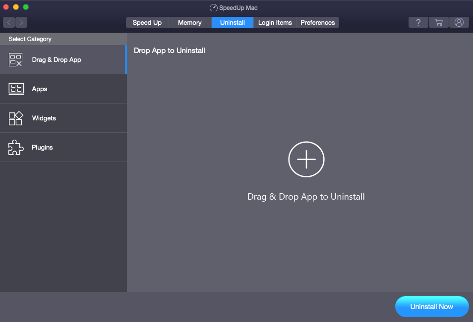 Drag and Drop app to Uninstall