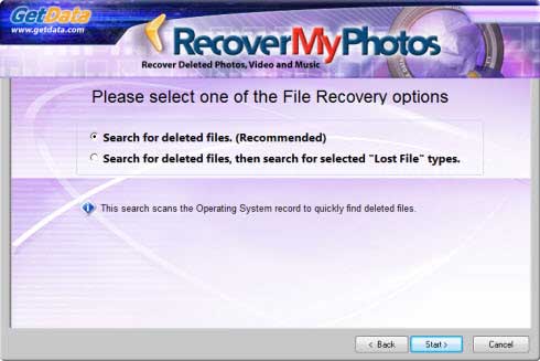 Get Data Recover MyPhotos