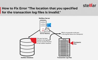 How to Fix the Error “The location that you specified for the transaction log files is invalid”?