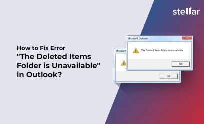 The Deleted Items Folder is Unavailable