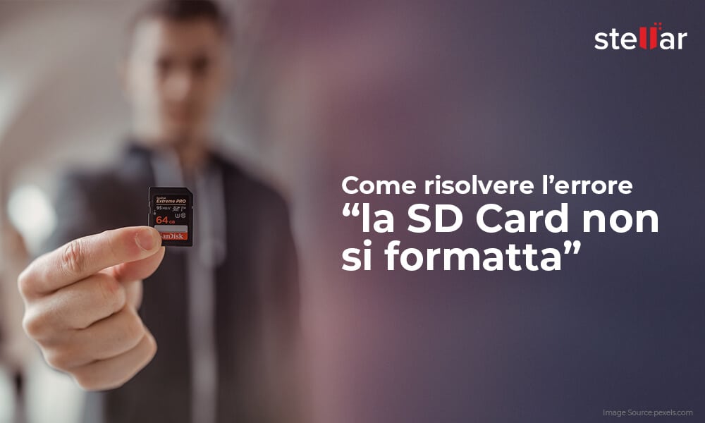 Come risolvere l’errore “la SD Card non si formatta”?