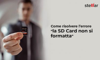 Come risolvere lerrore la SD Card non si formatta