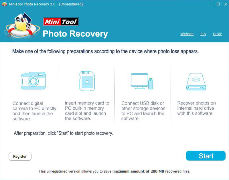 MiniTool photo recovery