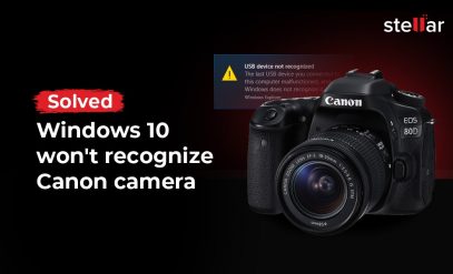 Gelöst: Windows 10 erkennt die Canon-Kamera nicht