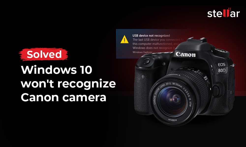 Resuelto: Windows 10 no reconoce la cámara La cámara Canon es reconocida por Windows 10