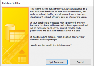How to Split an Access Database for Multiple Users