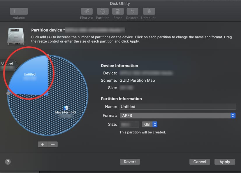 Delete boot camp partition