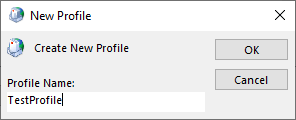 Enter Profile Name