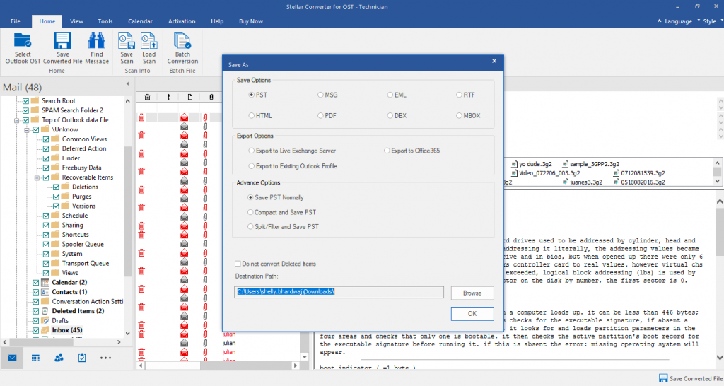 Stellar Converter for OST