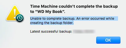 Time Machine Backup