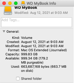 WD MyBook