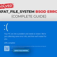 EXFAT FILE SYSTEM Error