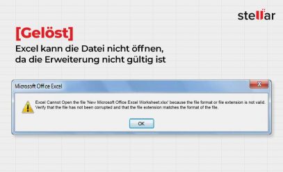 [Gelöst] Excel kann die Datei nicht öffnen, da die Erweiterung nicht gültig ist
