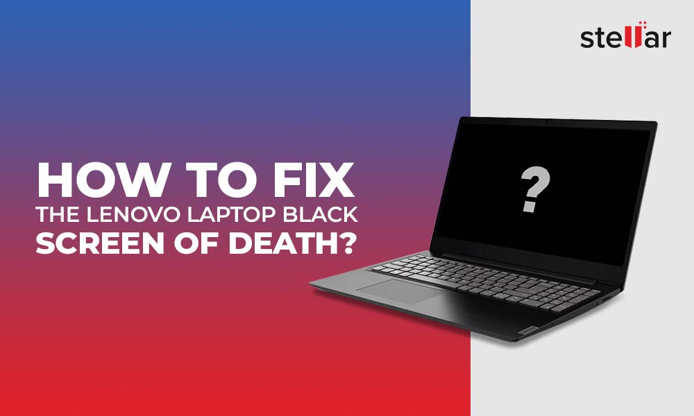 fix lenovo laptop black screen issue