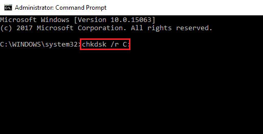 chkdsk command