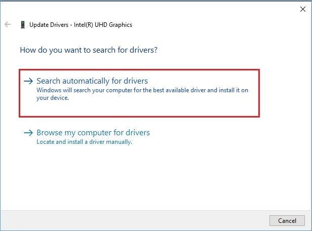 Search Automatically Drivers 