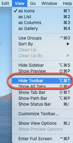 Show Hide Finder