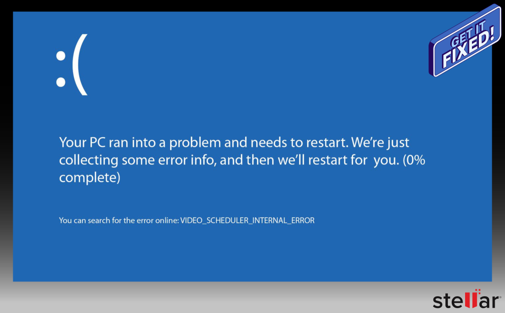Video Scheduler Internal Error