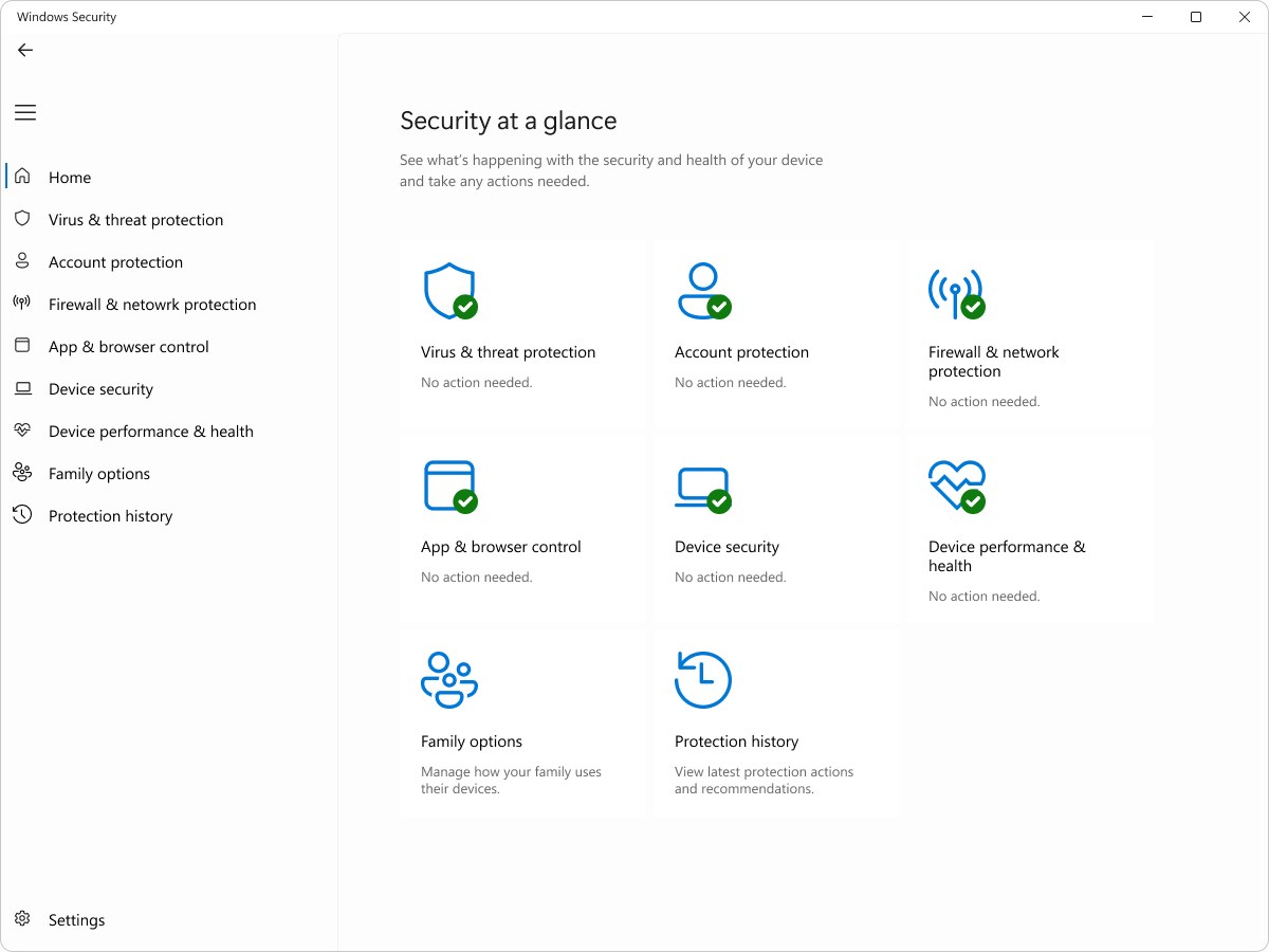 Windows-Sicherheit