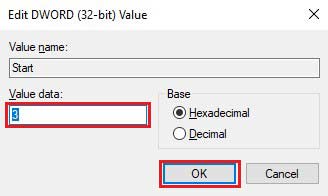 Enter Value data and Press OK