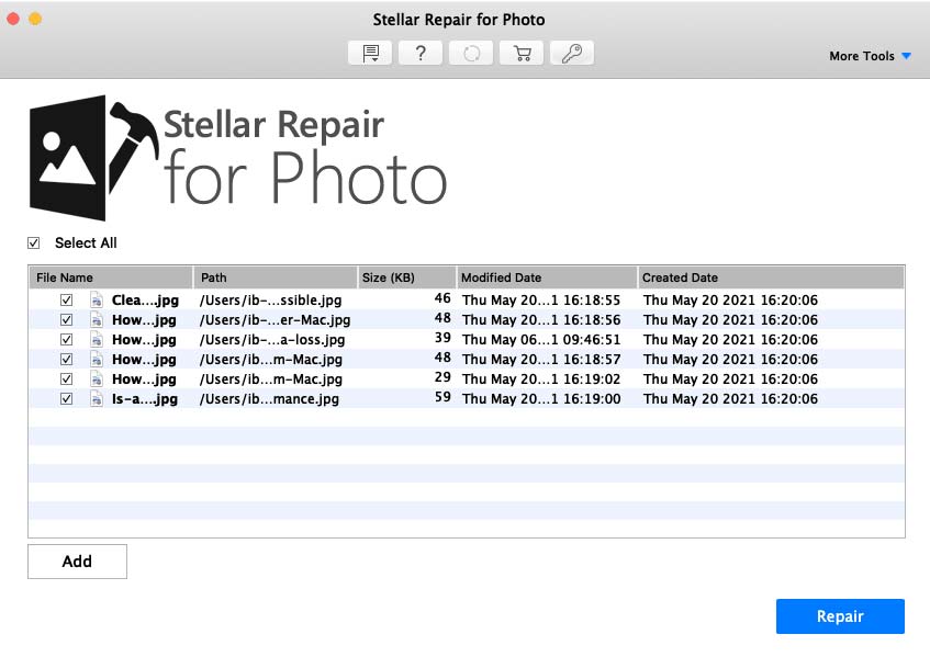 Stellar Repair for Photo Mac