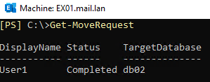 move requests in Exchange Server