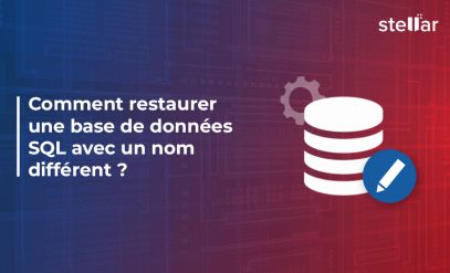 Comment restaurer la même base de données avec un nom différent sur SQL Server?